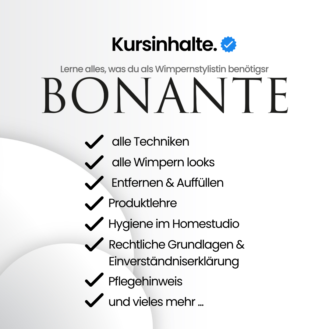 Wimpernverlängerung Basis Online Schulung