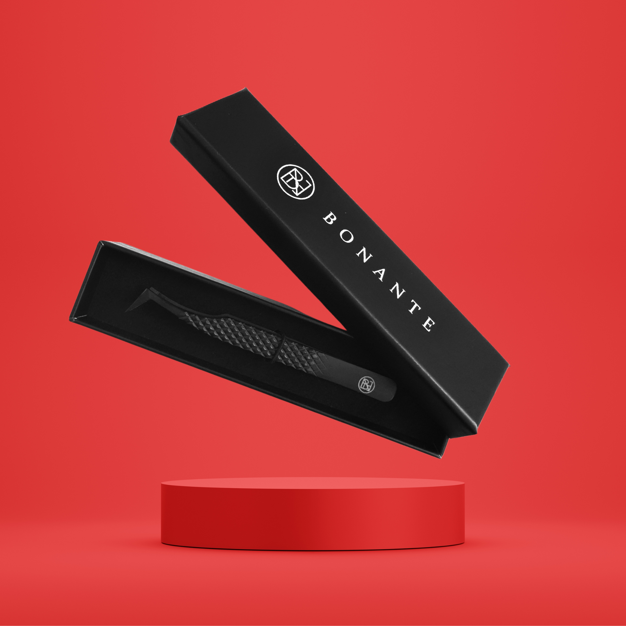 Wimpernverlängerung Pinzette - Volumen Pinzette - Präzision und Komfort | Bonante®️