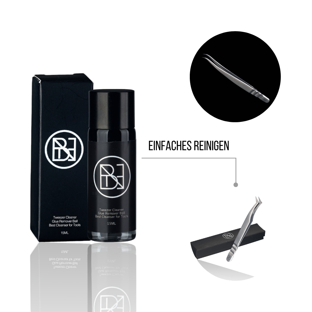 Pinzetten Reiniger | Wimpernkleber entferner für Pinzetten | Bonante®️