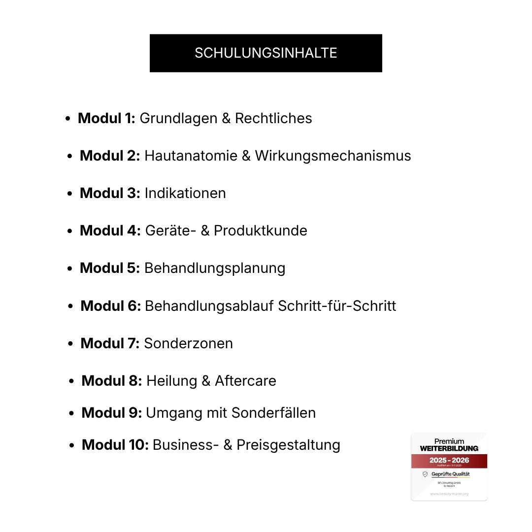 Microneedling Online Kurs: Professionelle Skin-Care anbieten