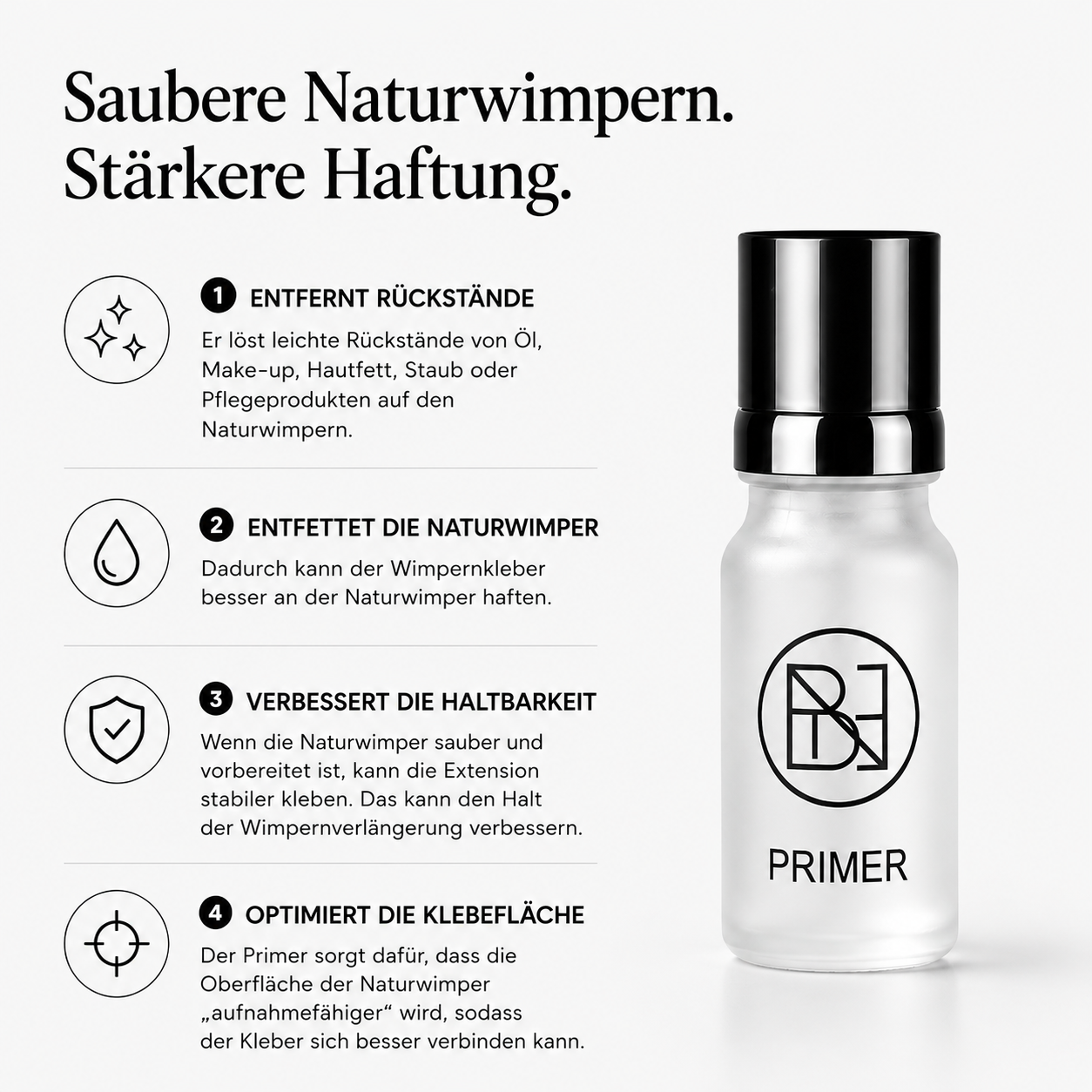 Bonante Wimpernverlängerung Primer – Vorbereitung für bessere Haltbarkeit