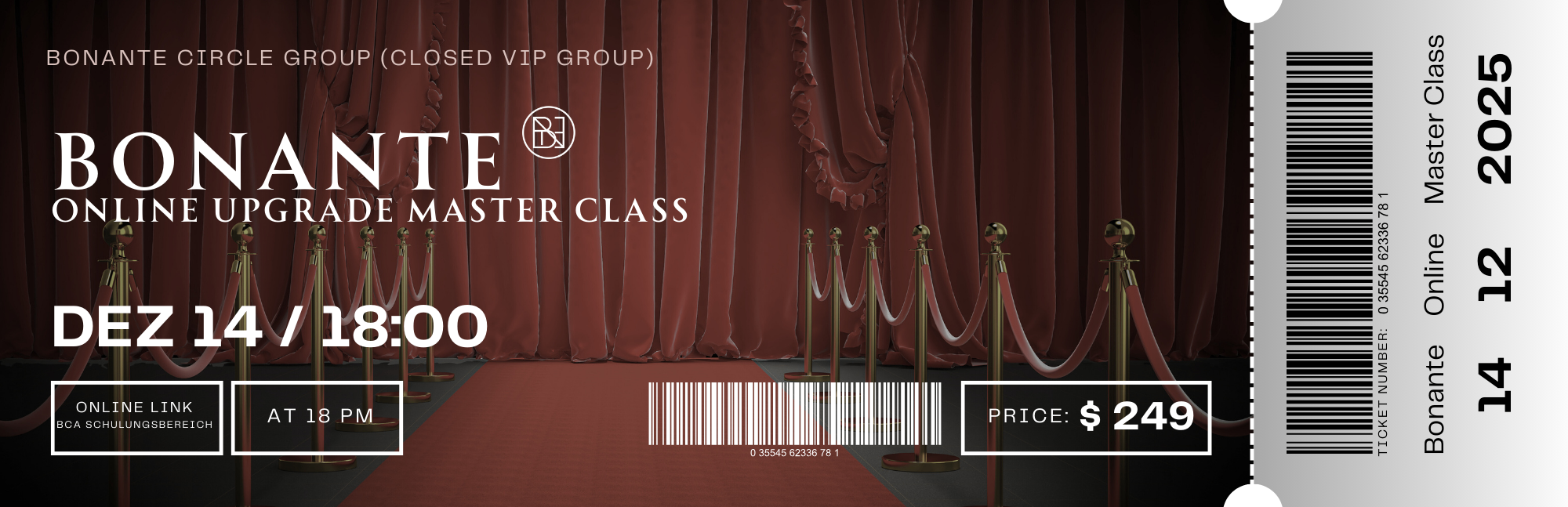 Online MasterClass mit Burcu Frohnert LIVE 14.12 um 18 Uhr