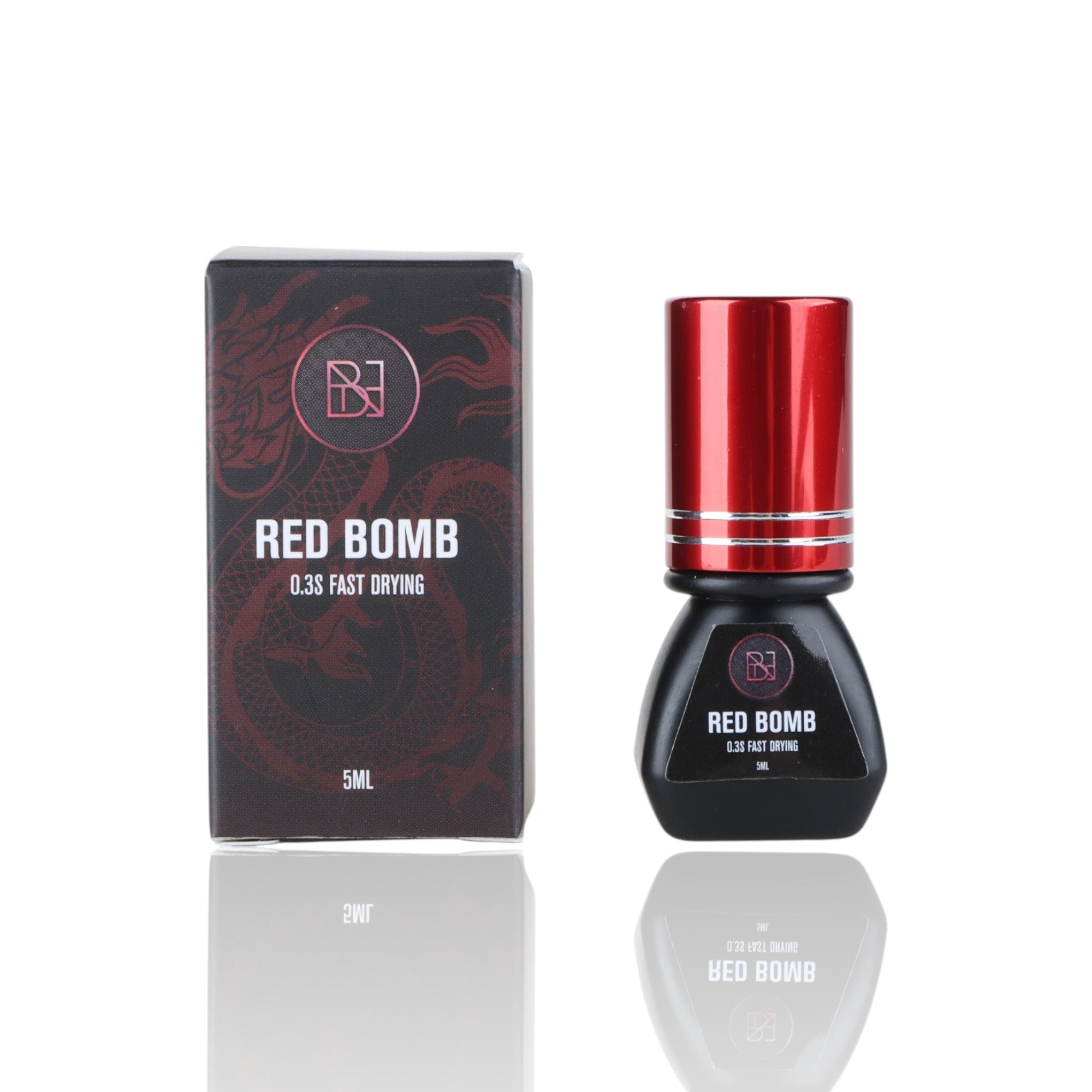 Wimpernverlängerung Kleber | RED BOMB | 8 Wochen Haftung | 0,3 sek. Trocknungszeit