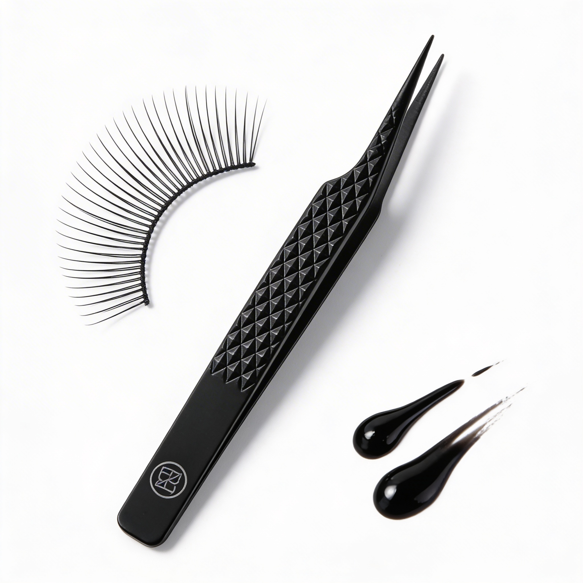 Wimpernverlängerung Pinzette - Clear inkl. Box
