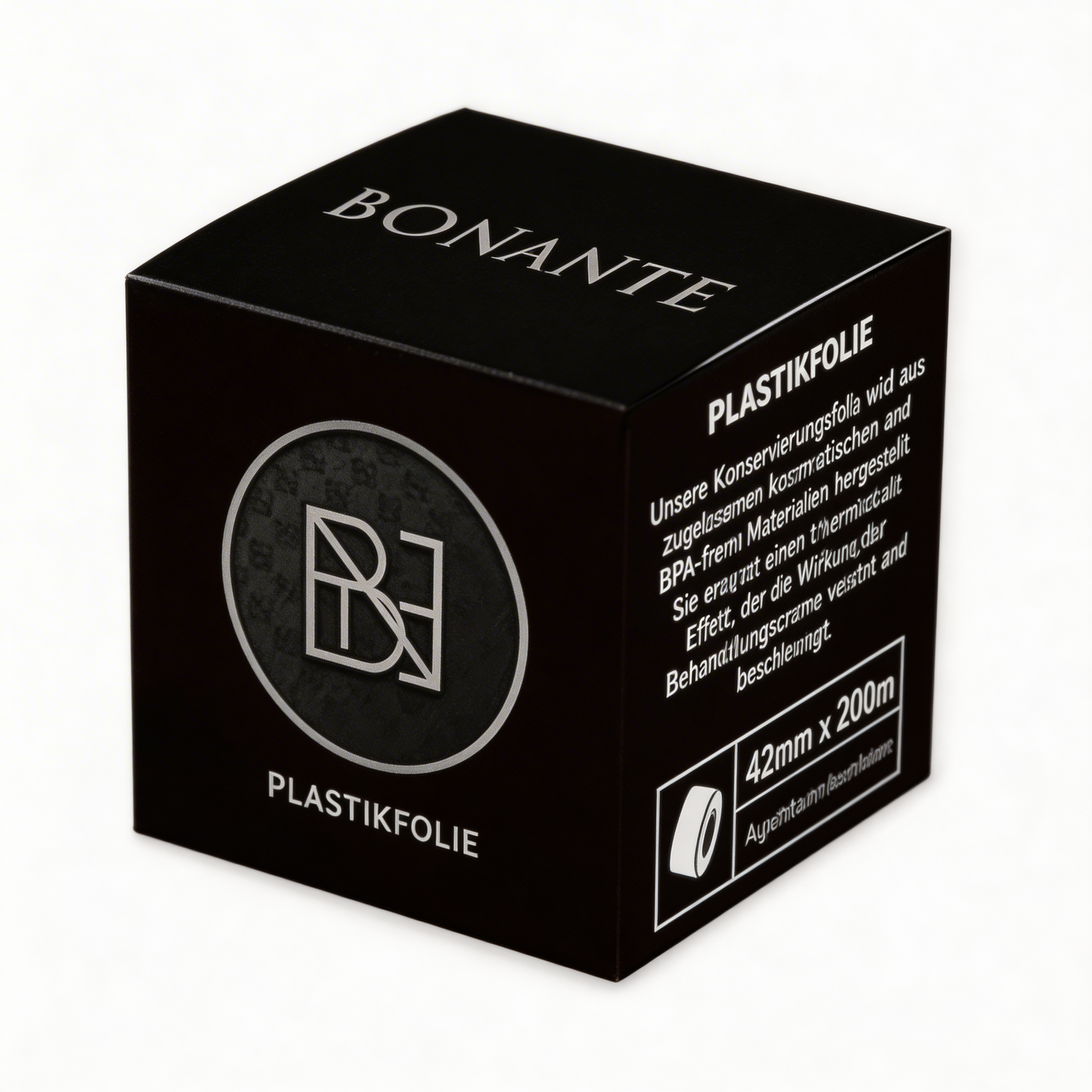 Transparente Folie für kosmetische Behandlungen